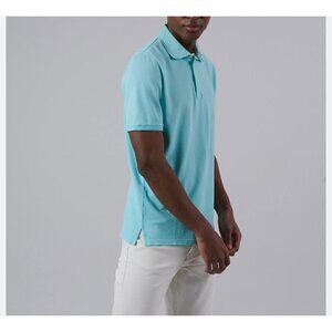 ❤️ Fedeli 34 Lab The North Pique Polo in turquoise, Size 54
